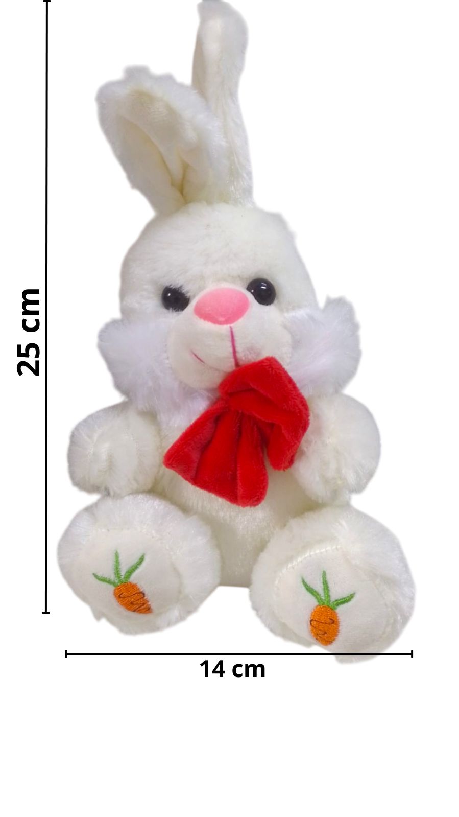 COELHO PELUCIA C/GRAVATA 25CM